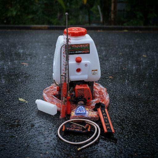 TANIKA TNK-838 KAPASITAS 20 LITER Knapsack Power Sprayer 2 Tak 26 cc 0.75 kW Tekanan 10-30 Bar Sistem EZstart Stainless Steel - Nozzle