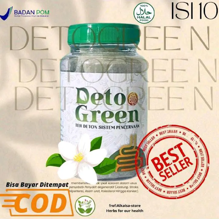 [isi10]detogreen teh original membersih usus kotor herbal
