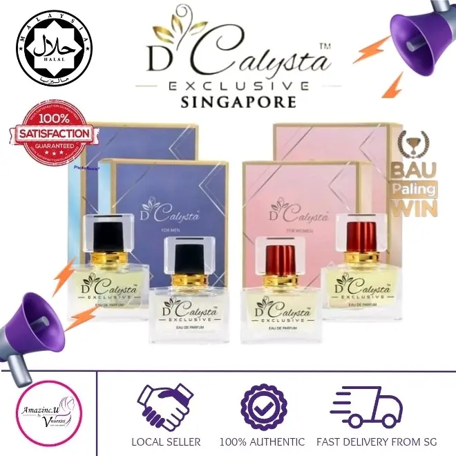 D'Calysta Perfume Exclusive EDP 30ml Travel Friendly Long-lasting