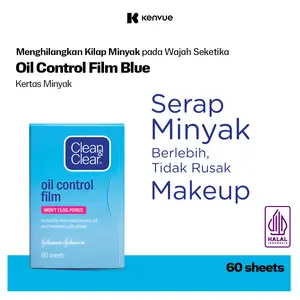 Clean & Clear Oil Control Film Face Paper Kertas Minyak Wajah 60s