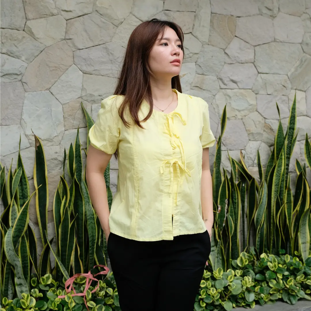 Hellomommy - Alby Nursing Bow Top - Maternity Tops