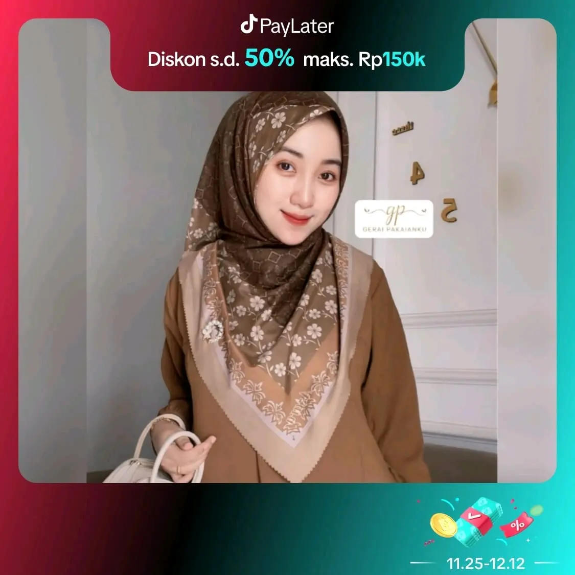 Gamis Abaya Elsira Cringkel Airflow Set Hijab Segi Empat Voal