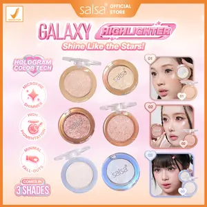 SALSA Galaxy Highlighter – Highlighter | Make Up Douyin Korea | MakeUp | Shimmer | Perona Kilau | High Pigmented