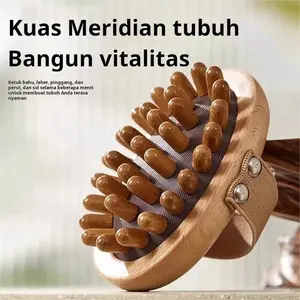 Sikat Meridian Multifungsi Sisir Pijat Perut Sabuk Universal Artefak Pengerukan Meridian untuk Bangun Vitalitas dan Kesehatan Tubuh