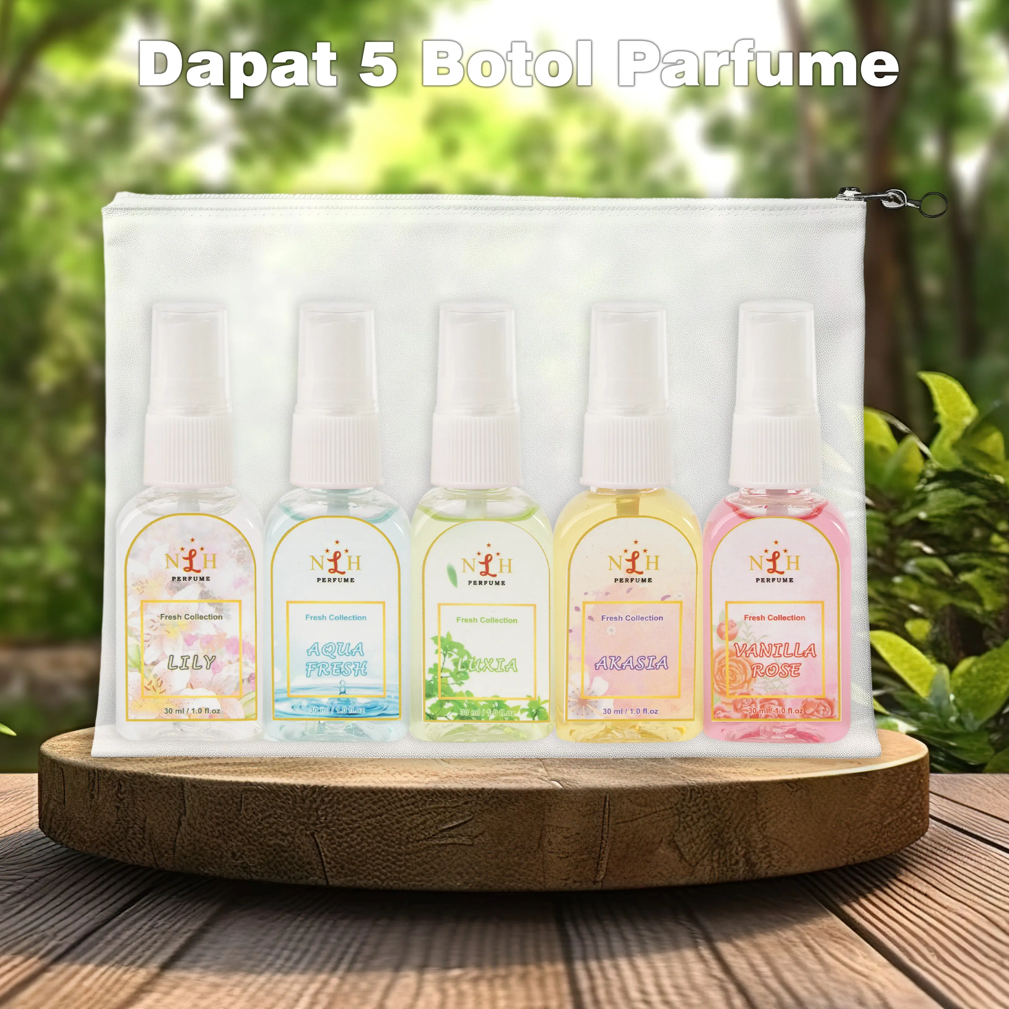 Dapat 5 Botol Bodymist Parfum Perfume Segar Pria Dan Wanita  Cewek Wangi Tahan Lama