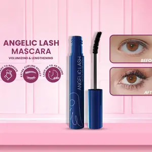 MADAME GIE Angelic Lash Mascara Hitam 7ML - Volumizing & Meningkatkan Panjang Bulu Mata Tahan Lama hingga 48 Jam