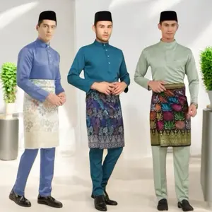 SETELAN Baju Dan Celana Melayu Teluk Belanga Pria DEWASA