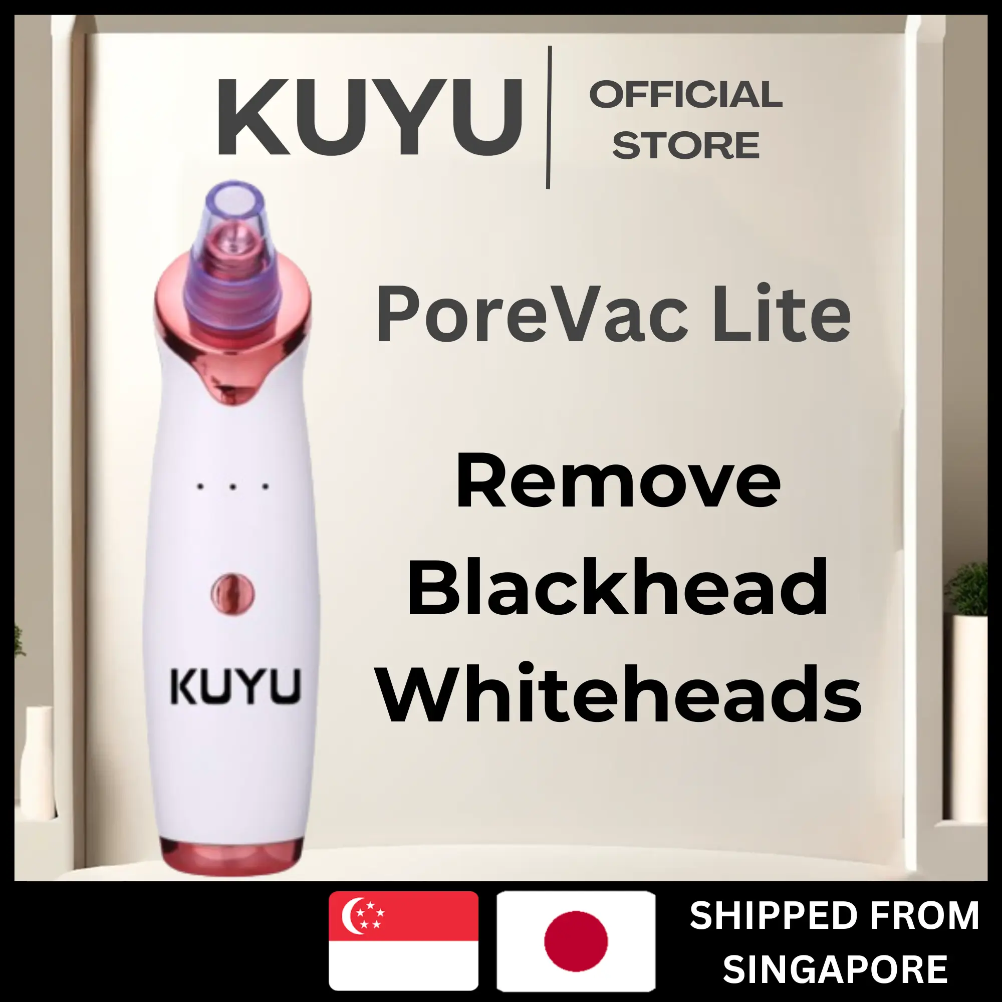 Kuyu Blackhead Remover  Pore Cleaner Pore Vacuum Rechargeable Machine For Facial And Body, Electric Cleaner Pore Sucker Blackhead Vacuum Blackhead Sucker Whitehead Remover