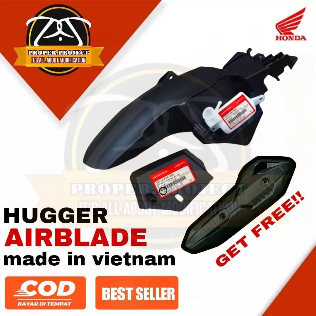 Hugger Spakbor Kolong Airblade old new vario 125 vario 150 original honda vietnam vario pcx Hugger Spakbor Kolong Motorcycle