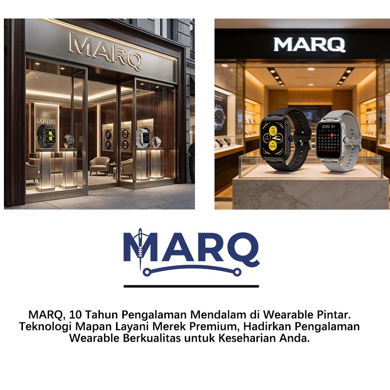 MARQ Diskon Idul Fitri 2026 Smart Watch Desain Minimalis Warna Putih Hitam Modis Elegan untuk Pria Wanita MARQ Diskon Idul Fitri 2026 Smart Watch Desain Minimalis Warna Putih Hitam Modis Elegan untuk Pria Wanita