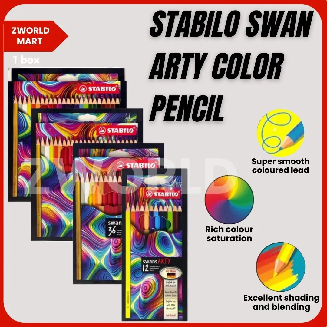 Stabilo Swan Arty Color Pencil 1520 -12's / 24's / 36's / 48's