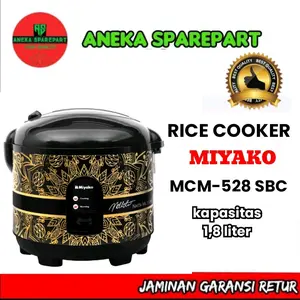 Miyako Penanak Nasi MCM-528 SBC 1,8 Liter rice cooker kapasitas 1,8 liter