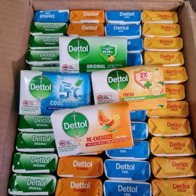 Sabun Dettol 20 Batang Sabun Anti Bakteri Anti Kuman 60 Gram Varian Random