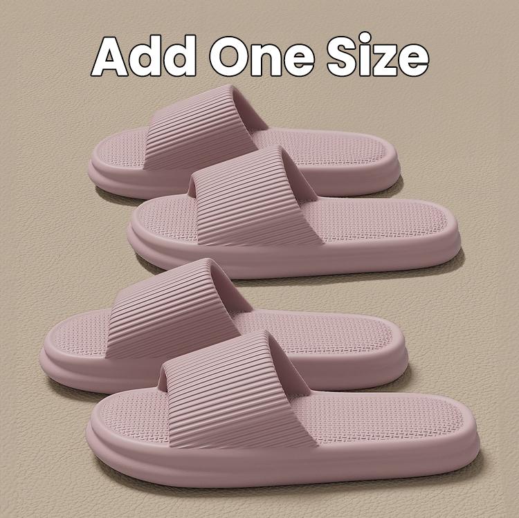 【Buy 1 Get 1】 Women's Summer Simple Home Style Slippers for Indoor Comfortable Walking Shoes （Add 1 Size）