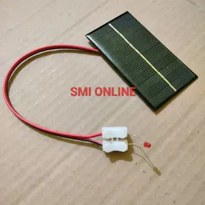 modul solar cell panel surya mini 5v 1w 200ma Alat Anak Kabel Lampu Mainan Hp Power