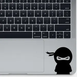 Garskin Laptop Stiker Cute Chubby Ninja Kecil Lucu Sticker Palm Rest