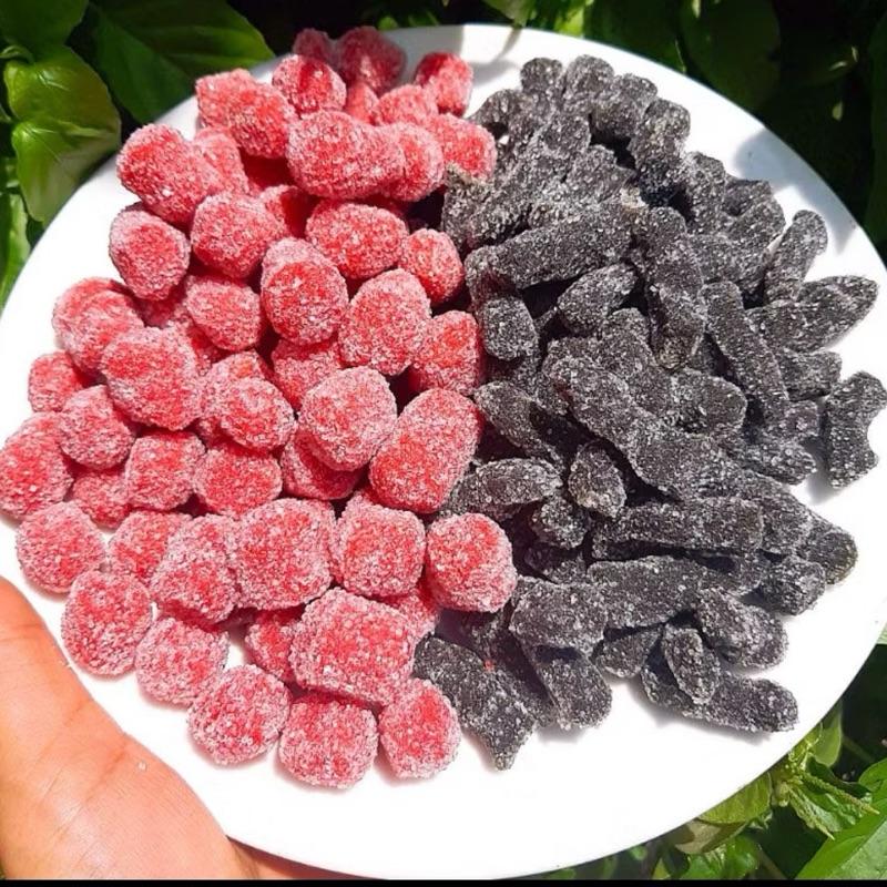 KẸO DÂU TÂY DÂU TẰM - MIX 2 VỊ - ĂN VẶT BÀ NA