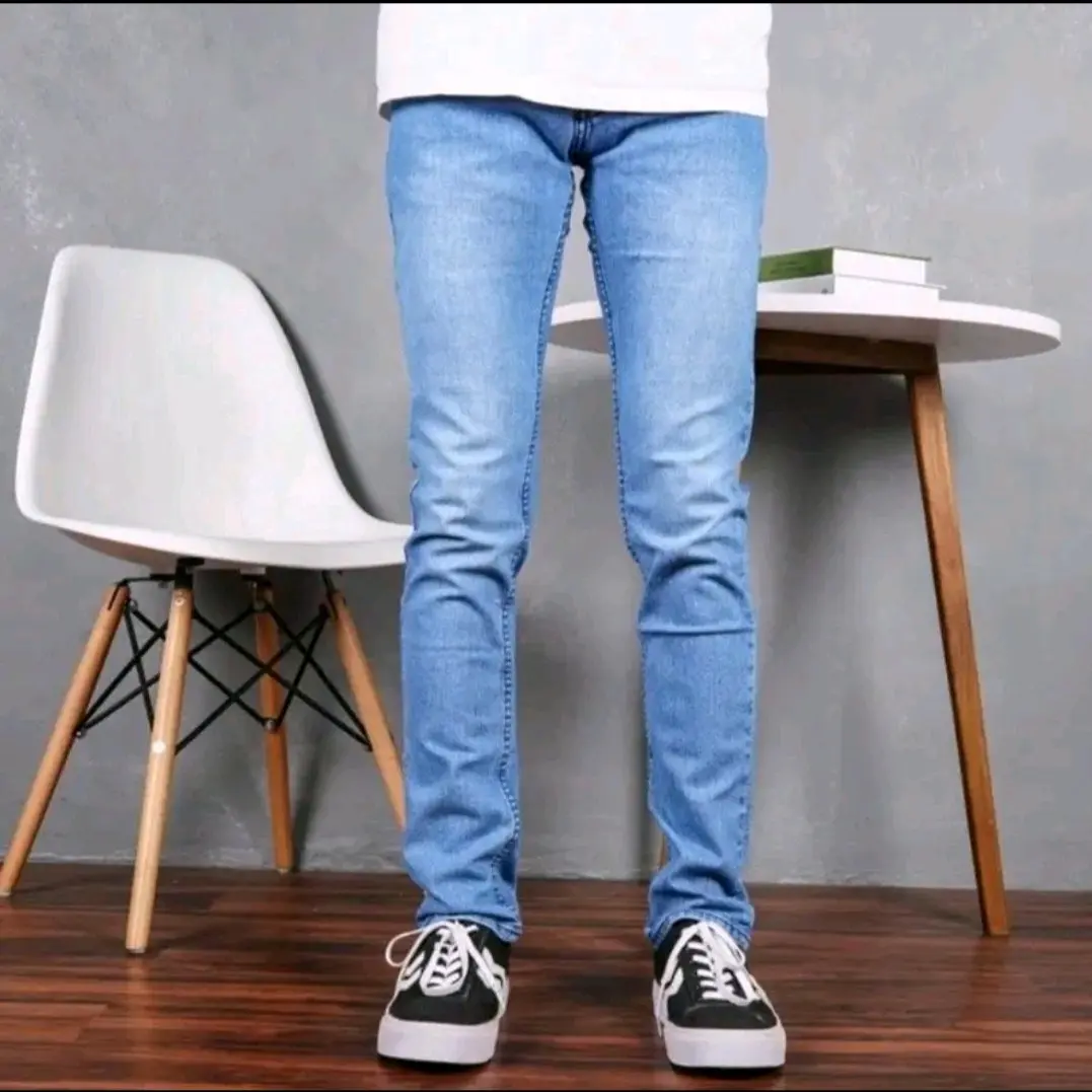 (TURUN HARGA)-Celana Jeans Denim Hitam  Pria  Pensil Skinny/Slim Fit Terbaru - Jeans Panjang Pria dewasa Slimfit Bahan Ngaret