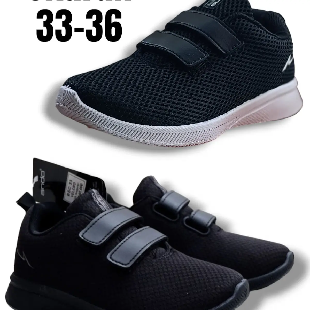 SEPATU ANDO SEPATU SEKOLA SEPATU KASUAL SEPATU PEREKAT ANAK COWOK CEWEK