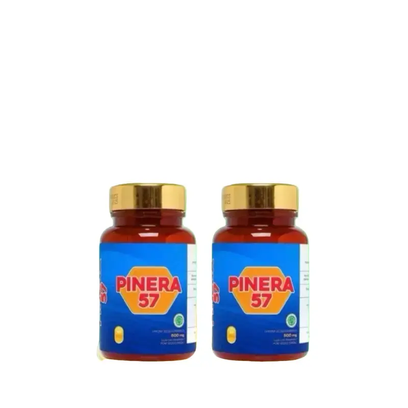 PINERA57 Obat Herbal Kolestrol Diabetes Asam Urat - 30 Kapsul - Acid