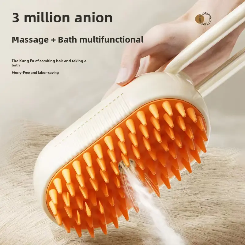 Pet Comb Float Hair Cleaning Open Knot Hair Remover Wholesale Clear Cat Hair Cat Needle Comb One-Click Hair Removal Spray Hair Pulling Comb