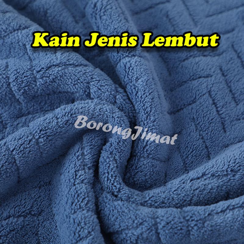 【1 Helai RM2.99】Tuala Mandi Dewasa 70x140cm 100% Cotton Lembut Serap Air Standard Size Super Absorbent untuk Kamar Mandi