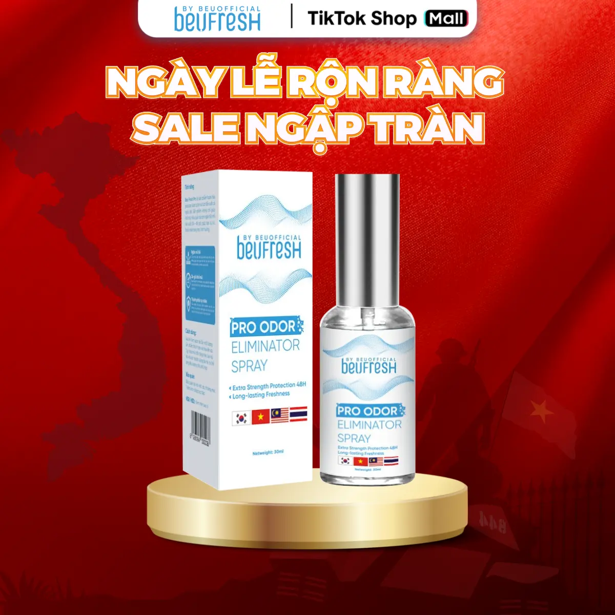 [LIVE SIÊU RẺ_CHÍNH HÃNG]_XNL803 BEUFRESH PRO Xịt Khử Mùi Toàn Thân, Cảm Giác Dễ Chịu, Hỗ Trợ Giảm Thiểu Mồ Hôi, beufresh xịt nách lăn