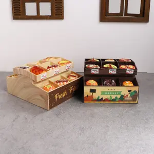Miniatur Rak Supermarket Buah Bunga Sayur Kue Roti Kabinet