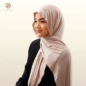 Pashmina Basic Airflow Sattka Quality Adem Ringan Jatuh Anti Pusing