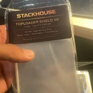 STACKHOUSE Sleeve Toploader 50 Mic Clear – Premium Plastik Pelindung Kartu (100pcs)