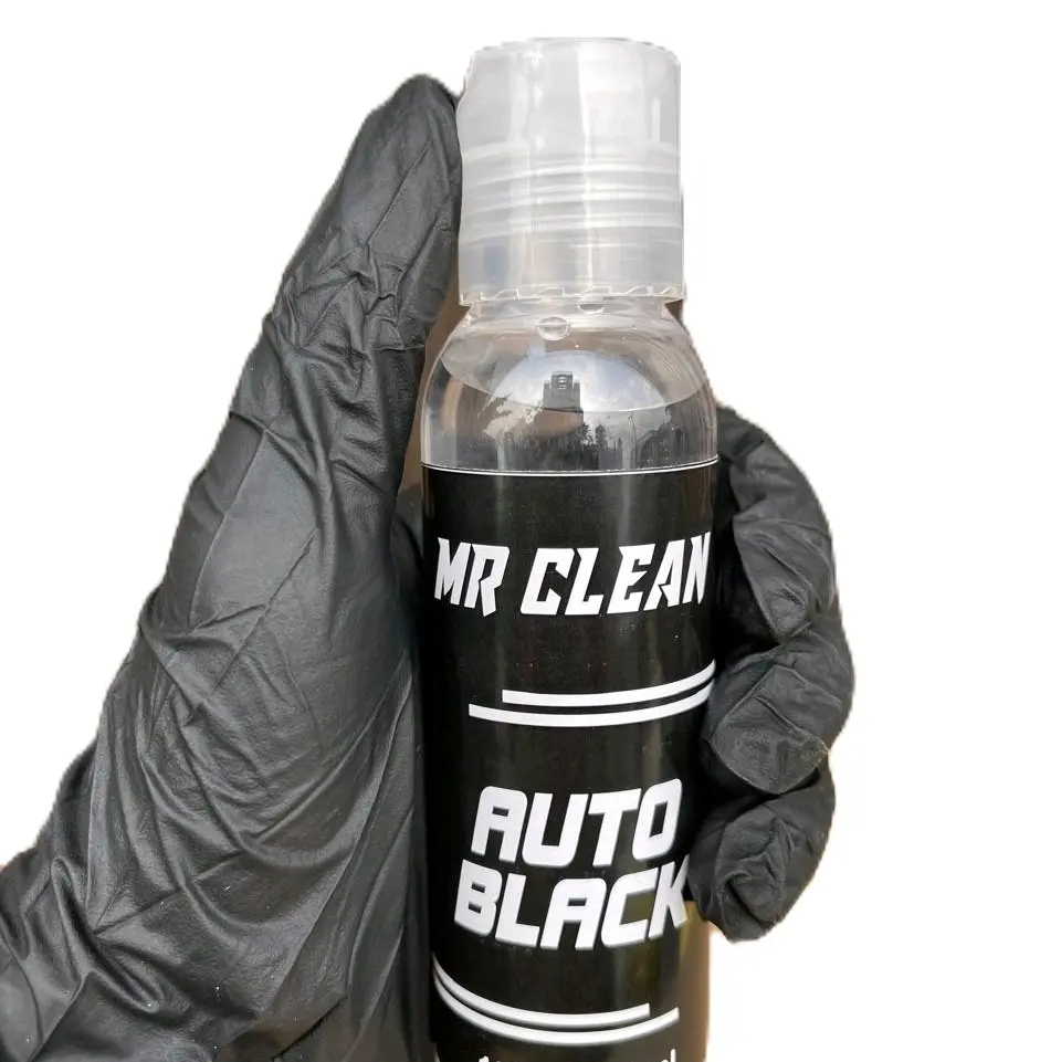 MR CLEAN - Auto Black Penghitam Body Kendaraan Kilat Seperti Baru 100ml - Cat Mobil - Paint, Car Kain dohero