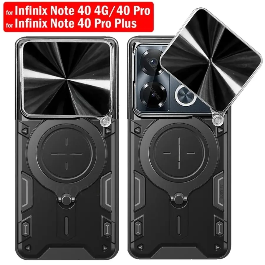 CASE FOR INFINIX NOTE 40 / NOTE 40 PRO CASE RING KICKSTAND PROTECTIVE PHONE