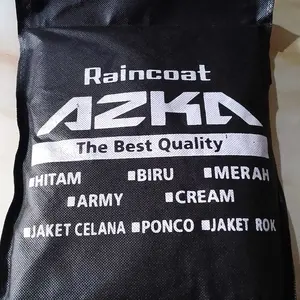 JAS HUJAN Azka Setelan Baju&Celana Bahan PVC Karet Tebal jas  hujan jas  hujan
