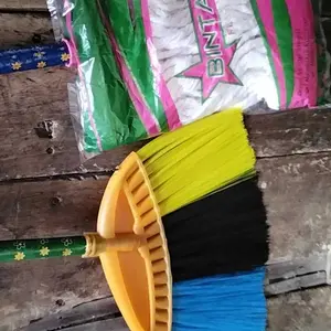 PAKET 4 IN 1 Sapu Wiper Pel Penebah Kasur / Paket Alat Kebersihan Sapu Pel Wiper TERMURAH Gagang Kayu