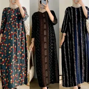 DASTER MOTIF KEKINIAN TANGAN 3/4 RAYON