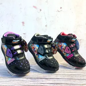 CHIARASHOES POWER GIRL SEPATU SEKOLAH ANAK PEREMPUAN WARNA HITAM SIZE 29-33