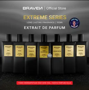 [NEW] Braven Extreme Series Extrait De Parfum 100ML - Parfum Pria Wangi Tahan Lama - Long Lasting - Extrait Parfum
