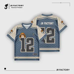 JR FACTORY Jersey Dewasa Unisex Streetwear Oversize Number Dryfit Brazil Retro Vintage Hockey Boxy Fit Olahraga Pakaian Sport Baju dengan Material Premium Original dan Desain Digital Sublime Printing
