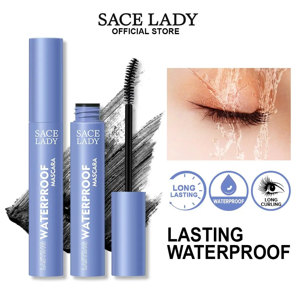 [LIVE]Mascara Không Thấm Nước, SACE LADY, Mascara Volumizing, Uốn Cong Lông Mi, Lâu Trôi, Trang Điểm Mắt, 6g