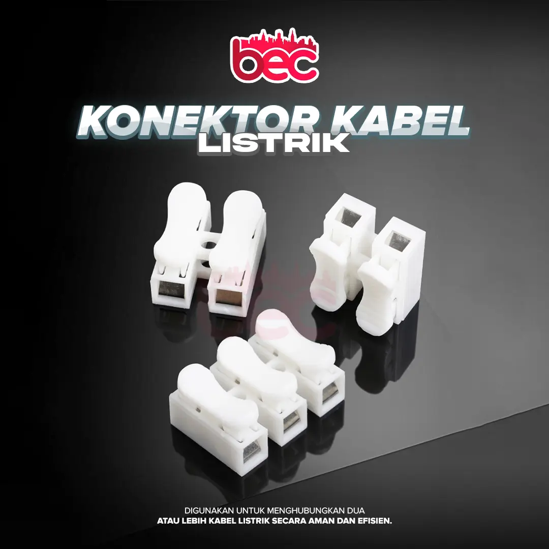 [BEC] Konektor Kabel Listrik | Quick Connect Terminal Konektor Kabel Praktis