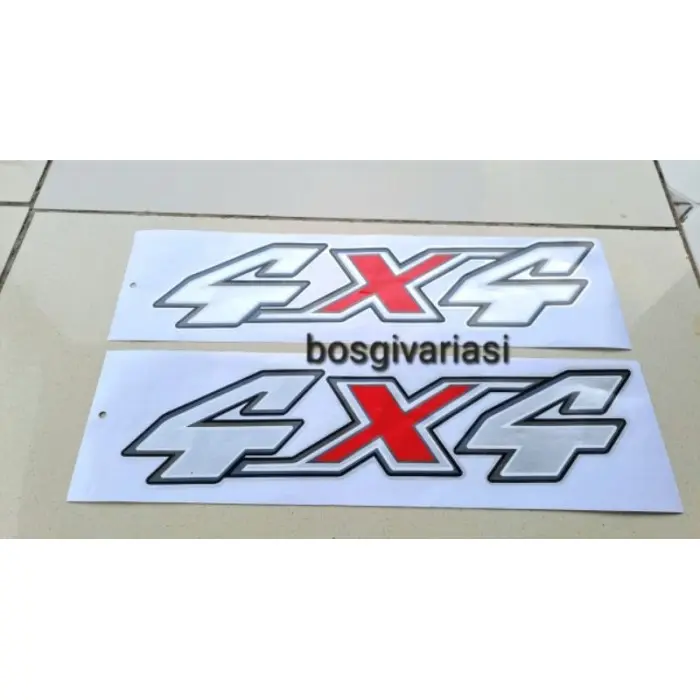 BISA CEK DUW Stiker Hilux 4x4 / stiker ta hilux 4x4 / stiker 4x4