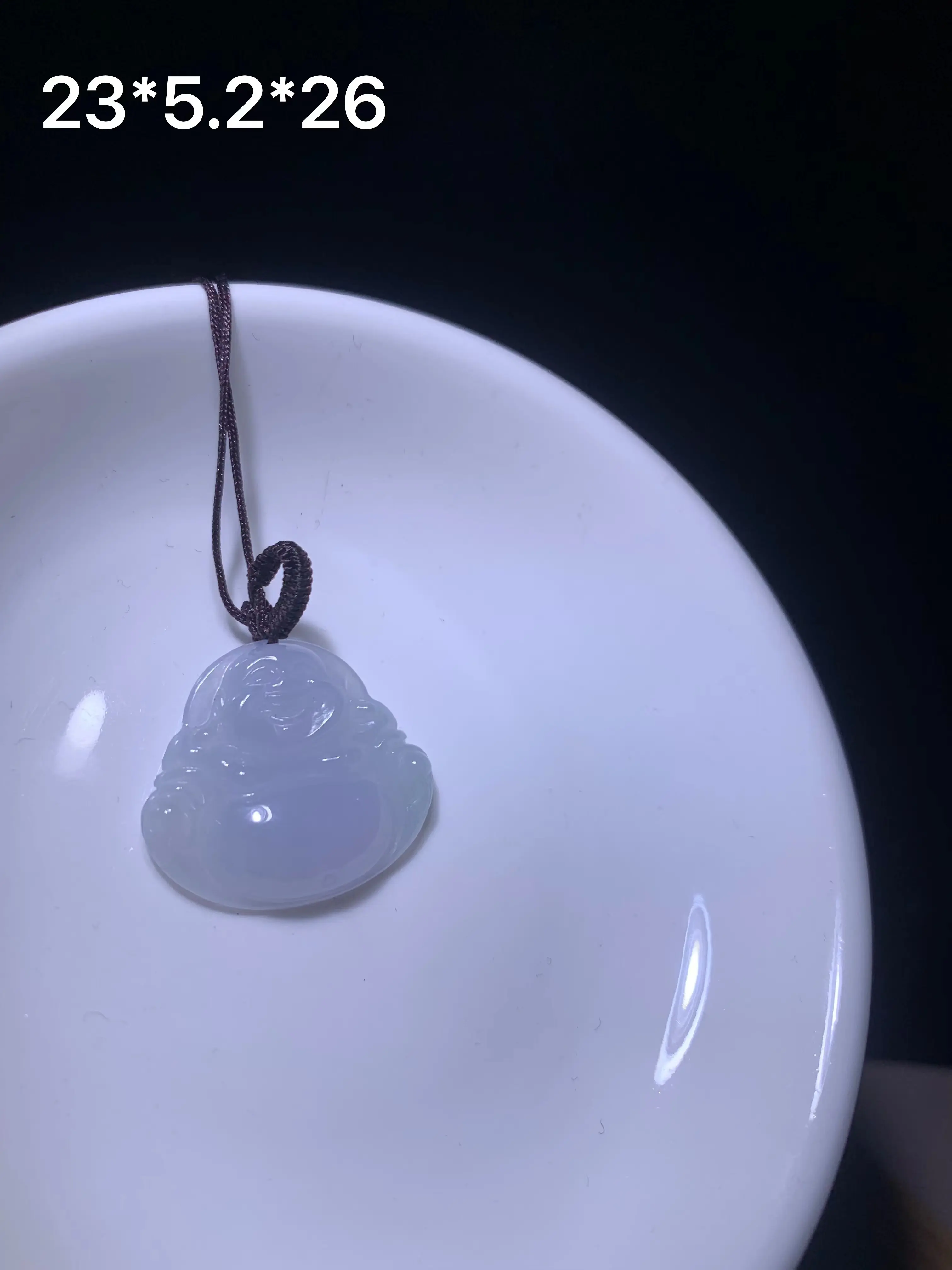 2*Lion City Jadeite* Natural Jade Pendant Buddha Gong Diversity Delivery /2403150003