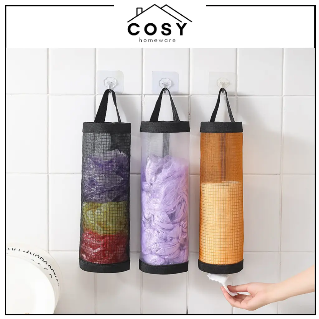 COSY Dispenser Kantong Plastik Sampah Gantung Dinding Tempat Kantong Kresek Storage Bag Flexible Penyimpanan Plastic