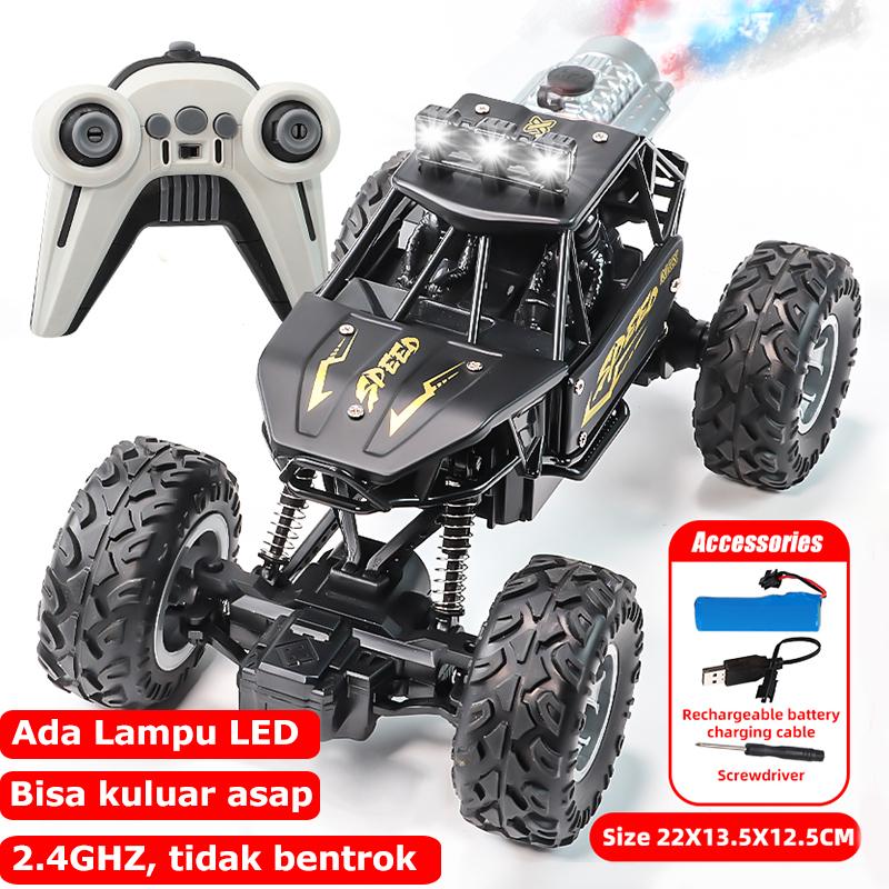Rc Mobil 1:18 Remot Control Rock Crawler Off-road Body Alloy Maianan Anak Baterai Remote Rc Mobil 1:18 Remot Control Rock Crawler Off-road Body Alloy Maianan Anak Baterai Remote