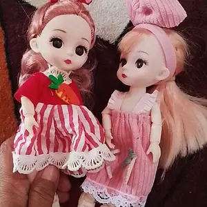 Boneka Princess Yuna 17cm Boneka Bjd Mini 17cm Mainan Bjd Putri Imut Anak Perempuan Mainan Boneka