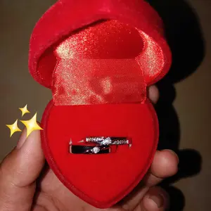 Cincin Tunangan Couple Ber 2 Ikat Pasangan Silver Perak Premium Perhiasan Anti Menghitam LEXANA