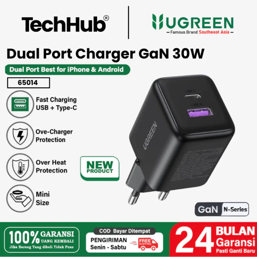 30W GaN-N Dual Black