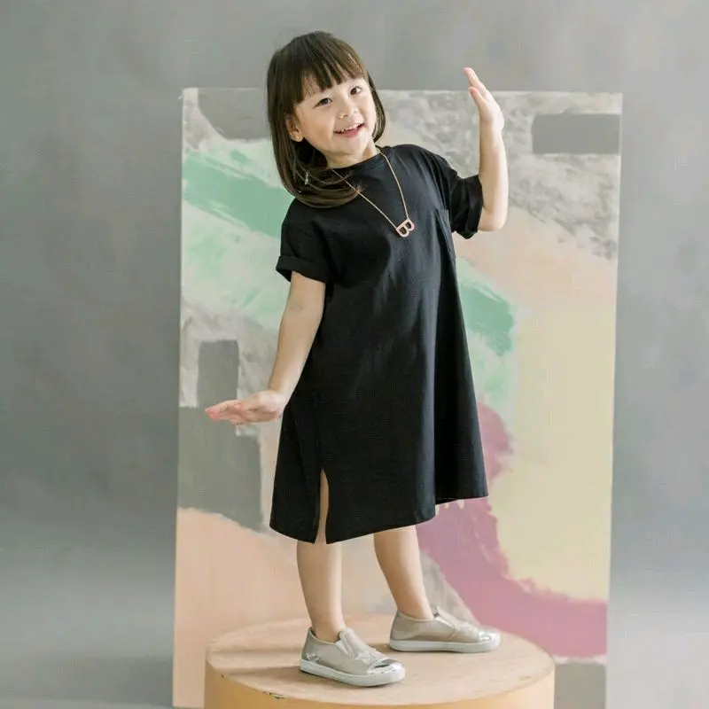 dress anak oversize 1-5 tahun korean style Perempuan baju hari