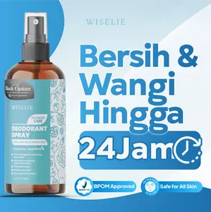 Wiselie - Natural Deodorant Spray Tawas Deodorant Badan anti bau hingga 48jam Dan Menghilangkan Bau Ketiak