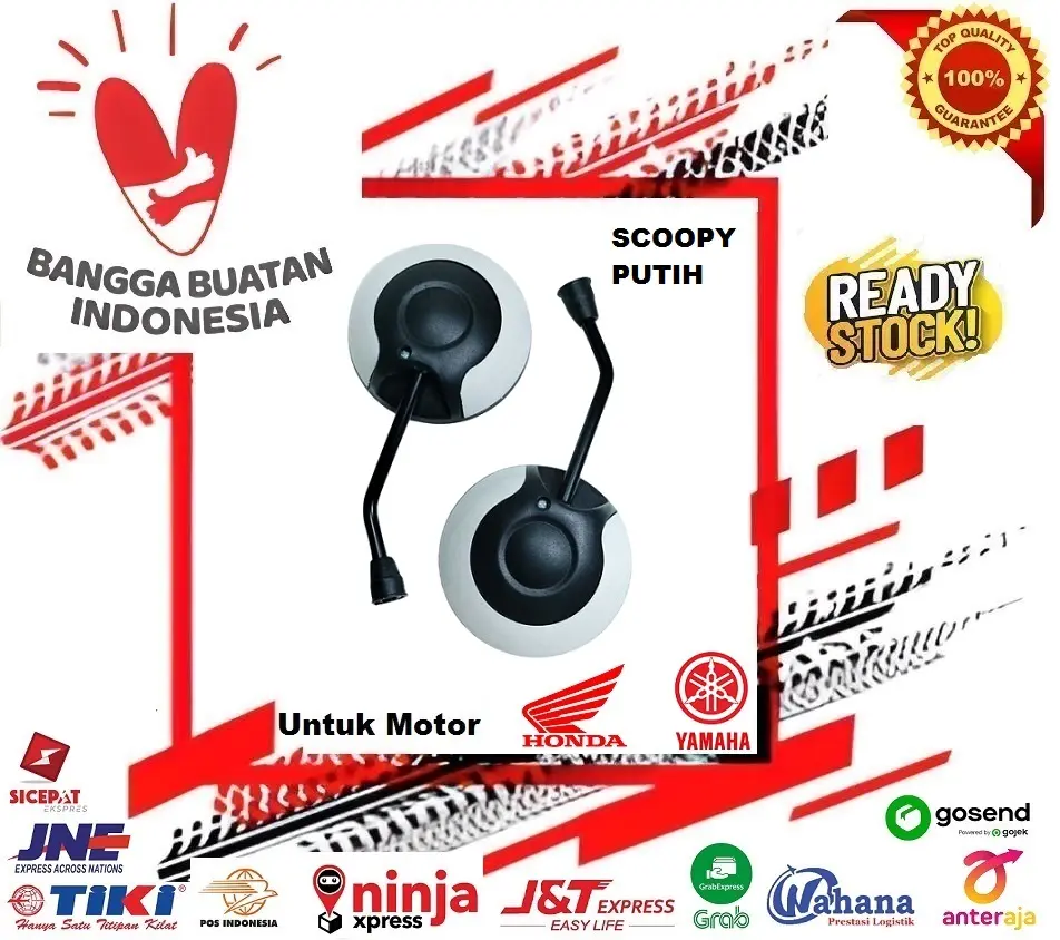 Kaca spion motor Variasi Scoopy  Honda Dan Yamaha Accessories Motorcycle